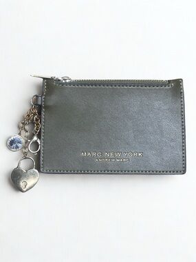 Marc New York Andrew Marc Green Coin Purse Wallet with Charms